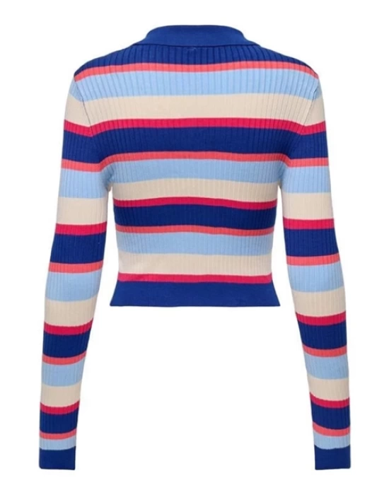15340979 Polo Yaka Crop Kadın Kazak