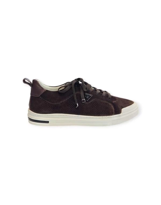 77855 Memory Foam Esnek Taban Hakiki Nubuk Deri Erkek Sneaker Kahve