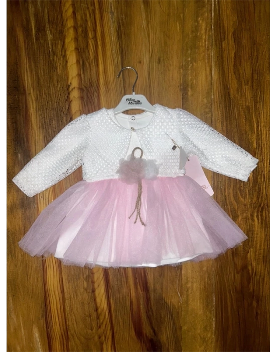 9-18 Aylık Prenses Elbise Pembe