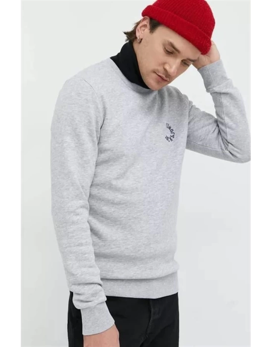 Bisiklet Yaka Basic Sweatshirt