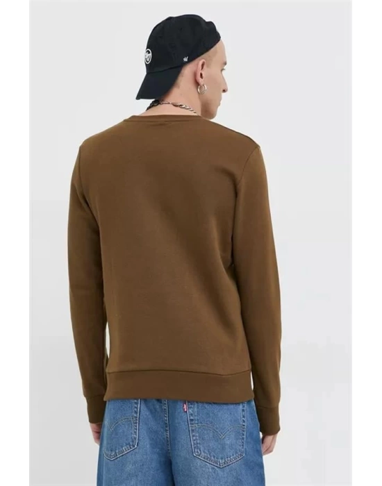 Bisiklet Yaka Basic Sweatshirt