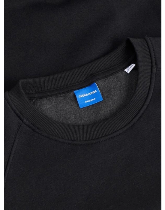 Bisiklet Yaka Şardonlu Ve Baskılı Erkek Sweatshirt