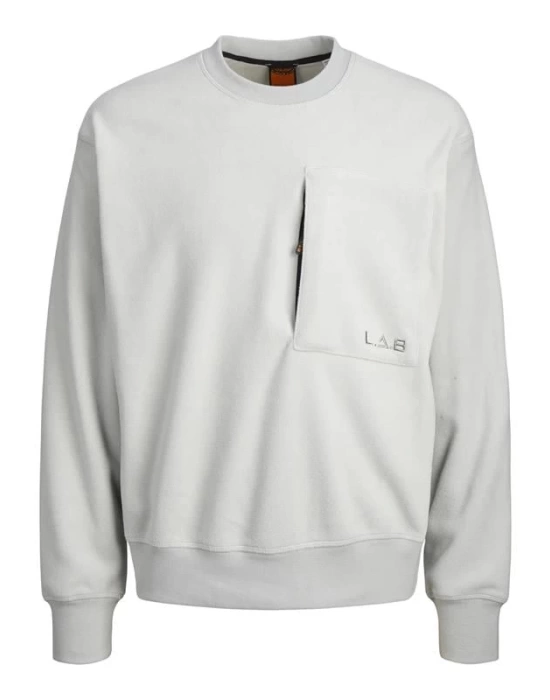 Cep Detaylı Polar Sweatshirt