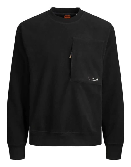 Cep Detaylı Polar Sweatshirt