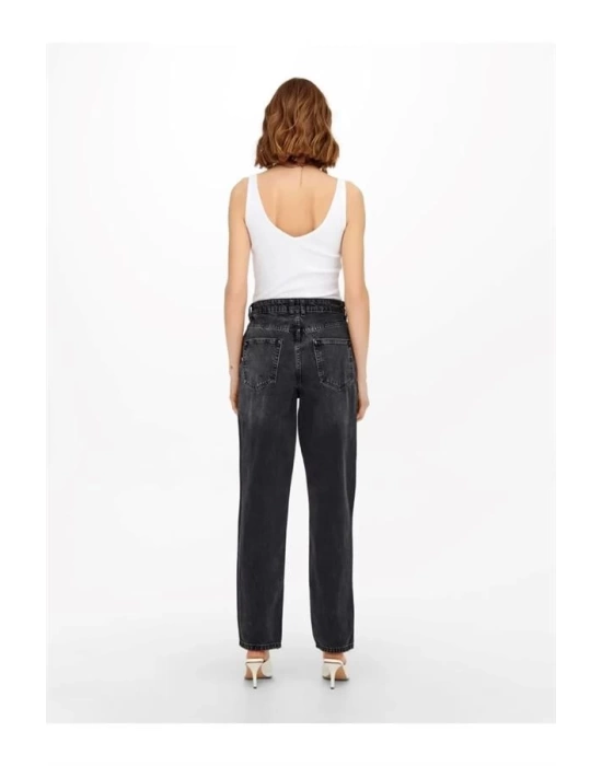 Diz Yırtmaçlı Straight Fit Jean