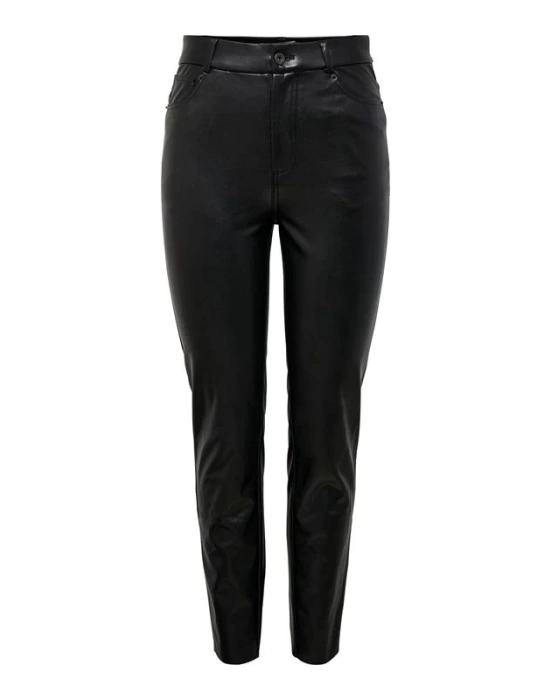 Onlemıly Hw St Ank Faux Leather Pnt Noos Kadın Deri Pantolon
