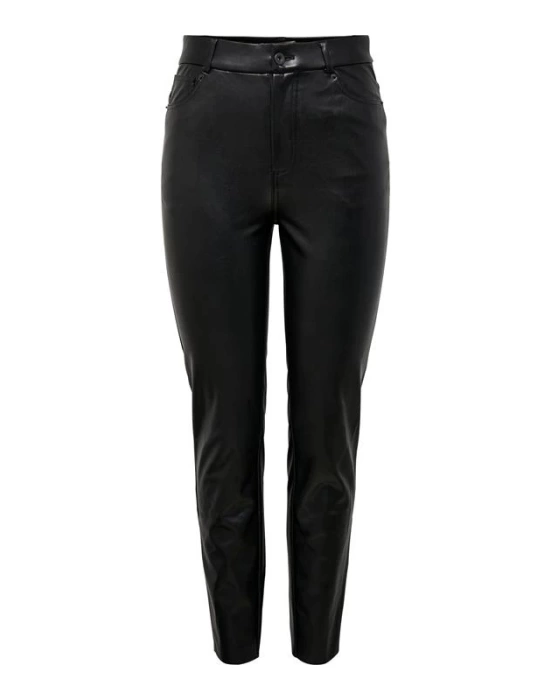 Onlemıly Hw St Ank Faux Leather Pnt Noos Kadın Deri Pantolon