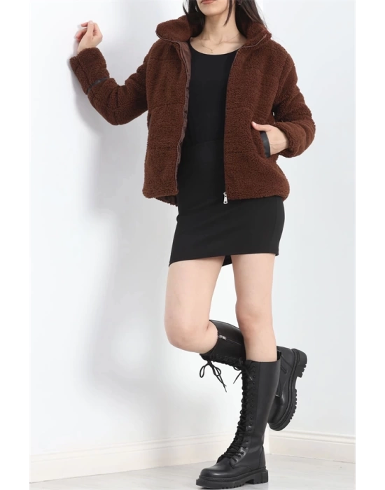 Peluş Şişme Mont Acıkahve - 22481.1839.