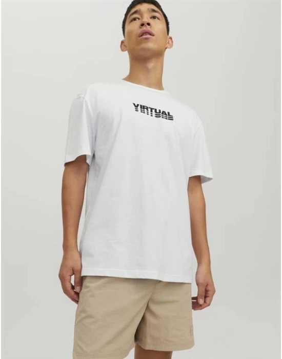 Sırt Baskılı Oversize T-Shirt