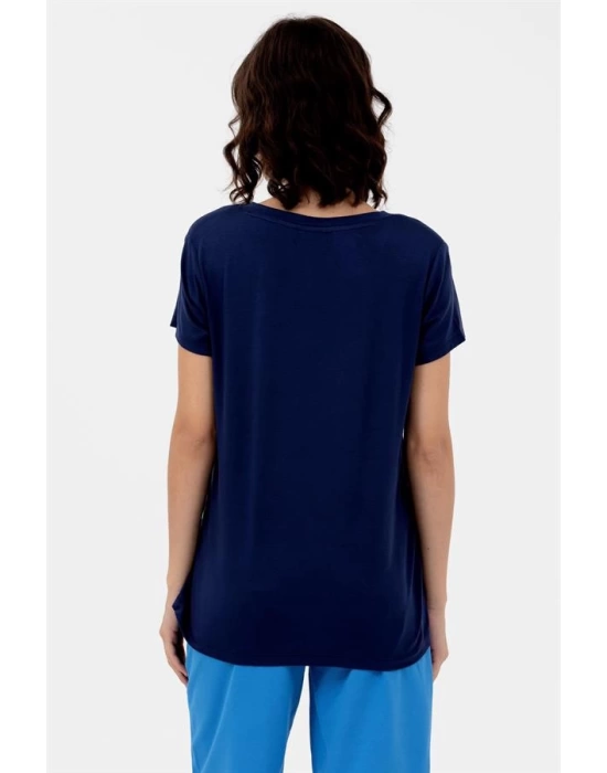 V Yaka Modal Comfort T-shirt