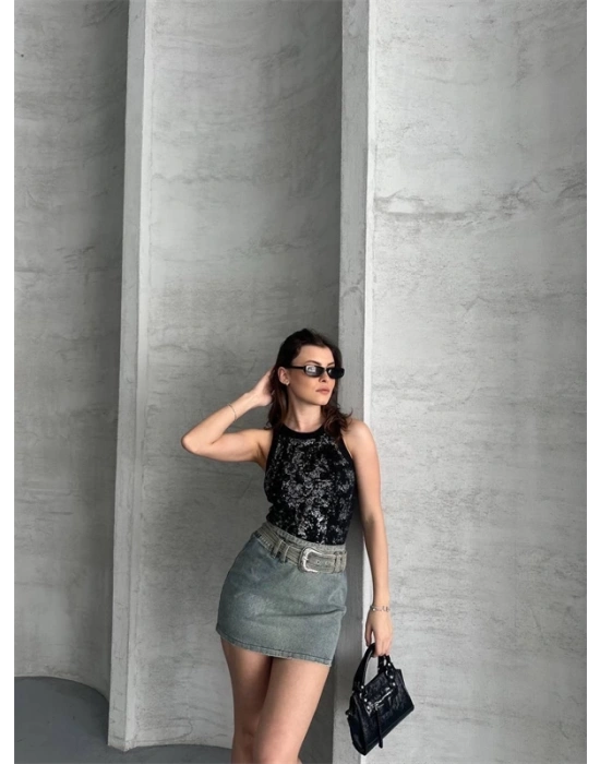 Varaklı bluz