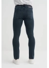 0756 Parker Normal Bel Dar Paça Slim Fit Erkek Kot Pantolon Gri