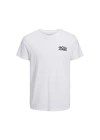 12151955 Bisiklet Yaka Baskılı Erkek T-Shirt Beyaz