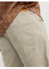 12165892 Likralı Erkek Bermuda Short Taş