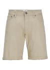 12165892 Likralı Erkek Bermuda Short Taş