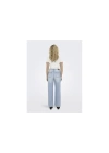 15311891 Likralı Fitilli Crop Kadın T-Shirt Beyaz