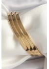 316L Çelik Gold Renk Ajda Model Kadın Bileklik