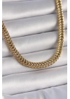 316L Çelik Gold Renk Balık Sırtı Model Kadın Kolye