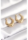 316L Çelik Gold Renk Kadın Küpe