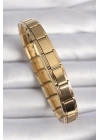 316L Çelik Gold Renk Yazısız Nomination Charm Bileklik