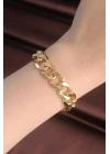 316L Çelik Vip Seri Gold Renk Gurmet Model Bileklik