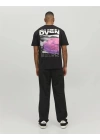 Sırt Baskılı Oversize T-Shirt