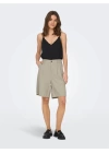 Loose Fit Keten Kadın Şort