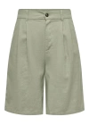 Loose Fit Keten Kadın Şort