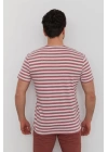 Bisiklet Yaka Baskılı Erkek T-Shirt