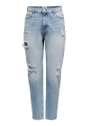 Carrot Fit Yırtık Mom Jean