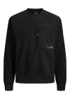 Cep Detaylı Polar Sweatshirt