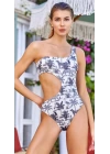 Desenli Mayo Bikini Zebra