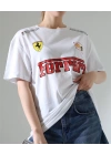 Fer Baskılı Kadın T-Shirt