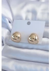 Gold Renk Pirinç Kadın Küpe