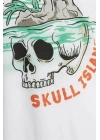 Kurukafa Baskılı Erkek T-Shirt