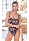 Leopar Desen Mayo Bikini Leopar