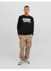 Logo Baskılı Erkek Sweatshirt