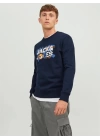 Logo Baskılı Erkek Sweatshirt