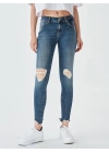 Lonıa Cut Normal Bel Super Skınny Jean