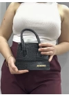 luxe siyah cilt çanta