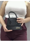 luxe siyah cilt çanta