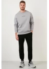 New Age Sırt Baskılı Üç İplik Sweatshirt