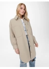 Oversize Uzun Spor Ceket