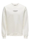 Sıfır Yaka Şardonlu Erkek Sweatshirt
