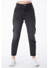 Slimfit mom jeans pantolon