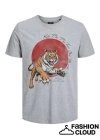 Tiger Baskı Erkek T-Shirt