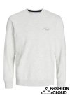 Üç İplik Küçük Baskılı Erkek Sweatshirt
