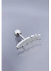 Yaprak Model 316L Cerrahi Çelik Piercing