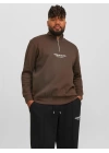 Yarım Fermuar Erkek Sweatshirt