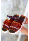 Yoni Kilim Desenli Sandalet